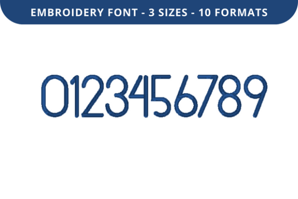 Adore Me Font 0 to 9: A Versatile Embroidery Choice