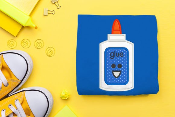 Back to School with School Glue Applique