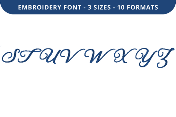 Besides Me Font S to Z: A Stylish Embroidery Choice