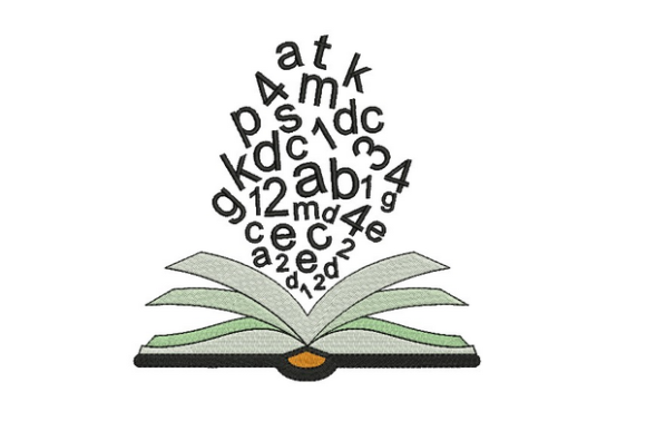Book Alphabet: A Versatile Embroidery Design for Business