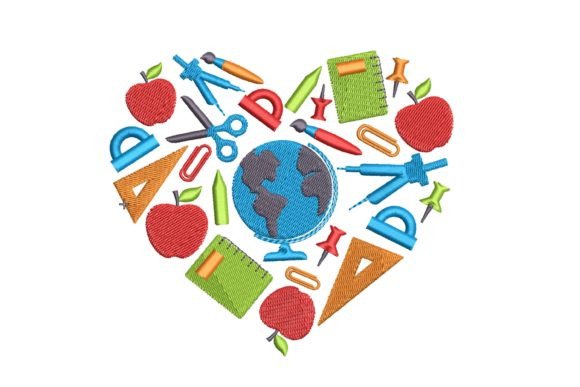 Celebrate Teacher's Day with Heartfelt Embroidery