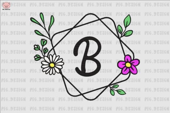 Charming Flower Daisy Font B for Handmade Delights