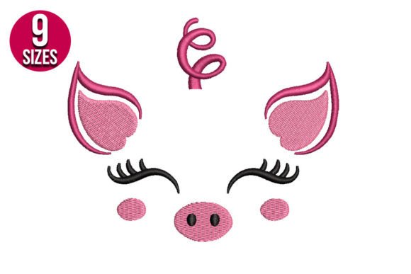 Charming Pig Face Embroidery for Personalized Gifts