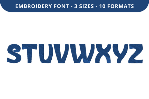 City Swirl Font S to Z: A Festive Embroidery Must-Have