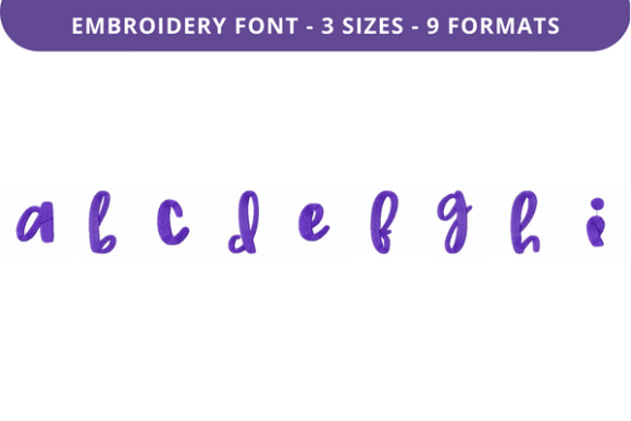 Country Garden Font a to I: A Charming Embroidery Choice