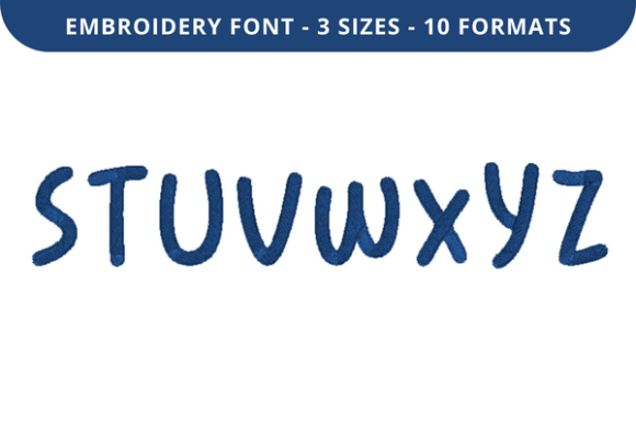 Easykisses Font S to Z: A Versatile Holiday Embroidery Choice