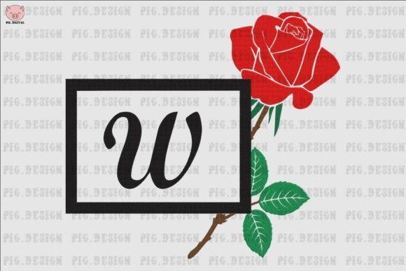 Exploring Rose Font W for Personalized Embroidery