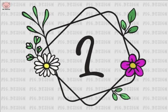 Flower Daisy Font L: A Charming Addition for Holiday Projects