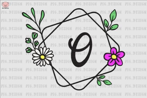 Flower Daisy Font O: A Charming Addition for Seasonal Creations