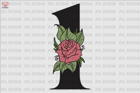 Flower Rose Font 1: A Delicate Touch for Handmade Crafts