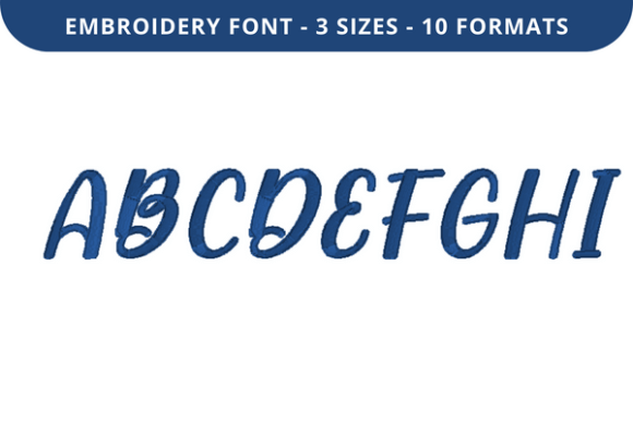 Fornever Font a to I: A Charming Embroidery Choice