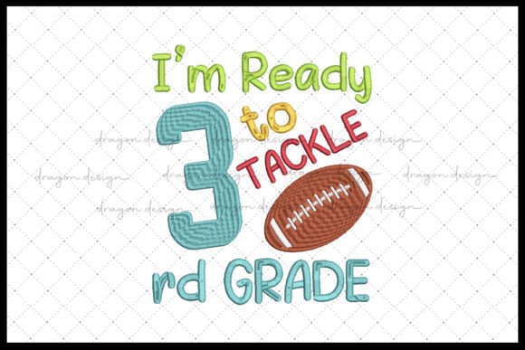 I'm Ready to Tackle 3rd Grade Embroidery