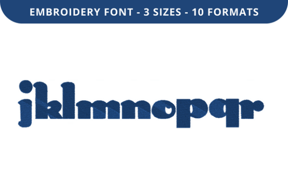 Review of Bunny Ears Font J to R for Embroidery