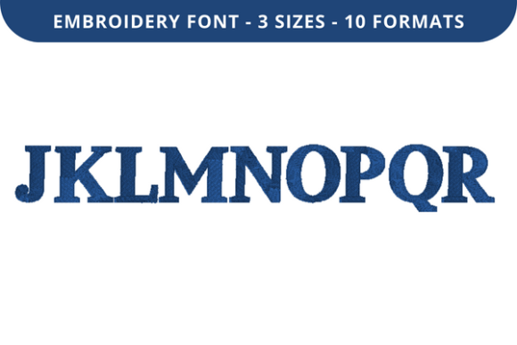 Review of Moon Dance Font J to R for Embroidery