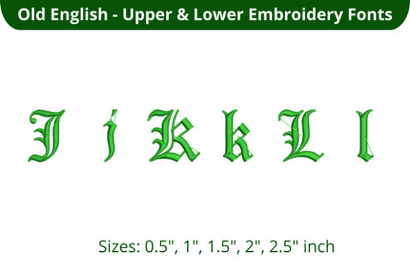 Review of Old English Font JKL for Personalized Gifts