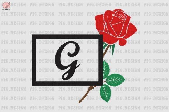 Rose Font G: A Charming Addition to Your Embroidery