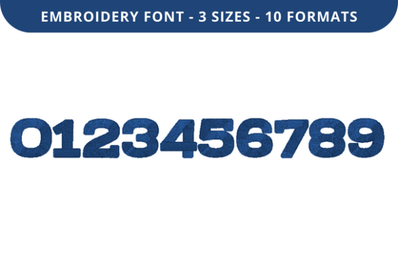 Tear in Up Font 0 to 9: A Versatile Embroidery Choice